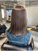 ＭＥＤＩＵＭ　ＢＯＢ　アッシュ系カラー
