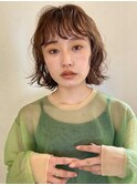 【Un ami】お洒落くるっとボブパーマ　大楽