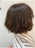 ふわくしゅボブパーマ
