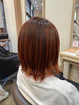 ベルプロッドバイアルター 千葉(bel. prod by aL-ter) 【bel.高野】グレージュカラー/シルキーベージュ/斜めバング