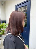 内巻きヘアー