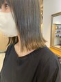 トッカ ヘアアンドトリートメント 赤羽店(tocca hair &treatment)&nbsp;ぱつっと外ハネカット人気です＊