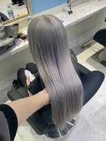 アソビセカンド 原宿(ASOBI 2nd)&nbsp;シルバー/ダブルカラー/原宿/韓国/ブリーチ/