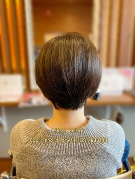 ピールアーク(peal ark) 大人可愛い小顔前下がりボブ×ナチュラルボブ×20代30代40代