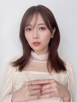 ユーフォリア 青山(Euphoria)&nbsp;韓国風エギョモリ★くびれ外ハネミディ大人可愛い小顔20代30代
