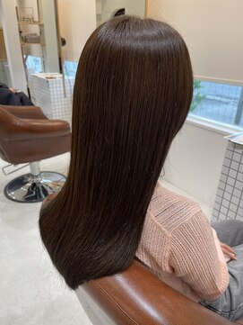 ファスナーグランデ(fustener grande) オリーブブラウン×艶トリートメント