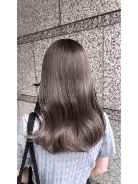 サロンドミルク 新百合ヶ丘店(salon de MiLK) ミルクティーベージュグレージュダブルカラーケアブリーチ