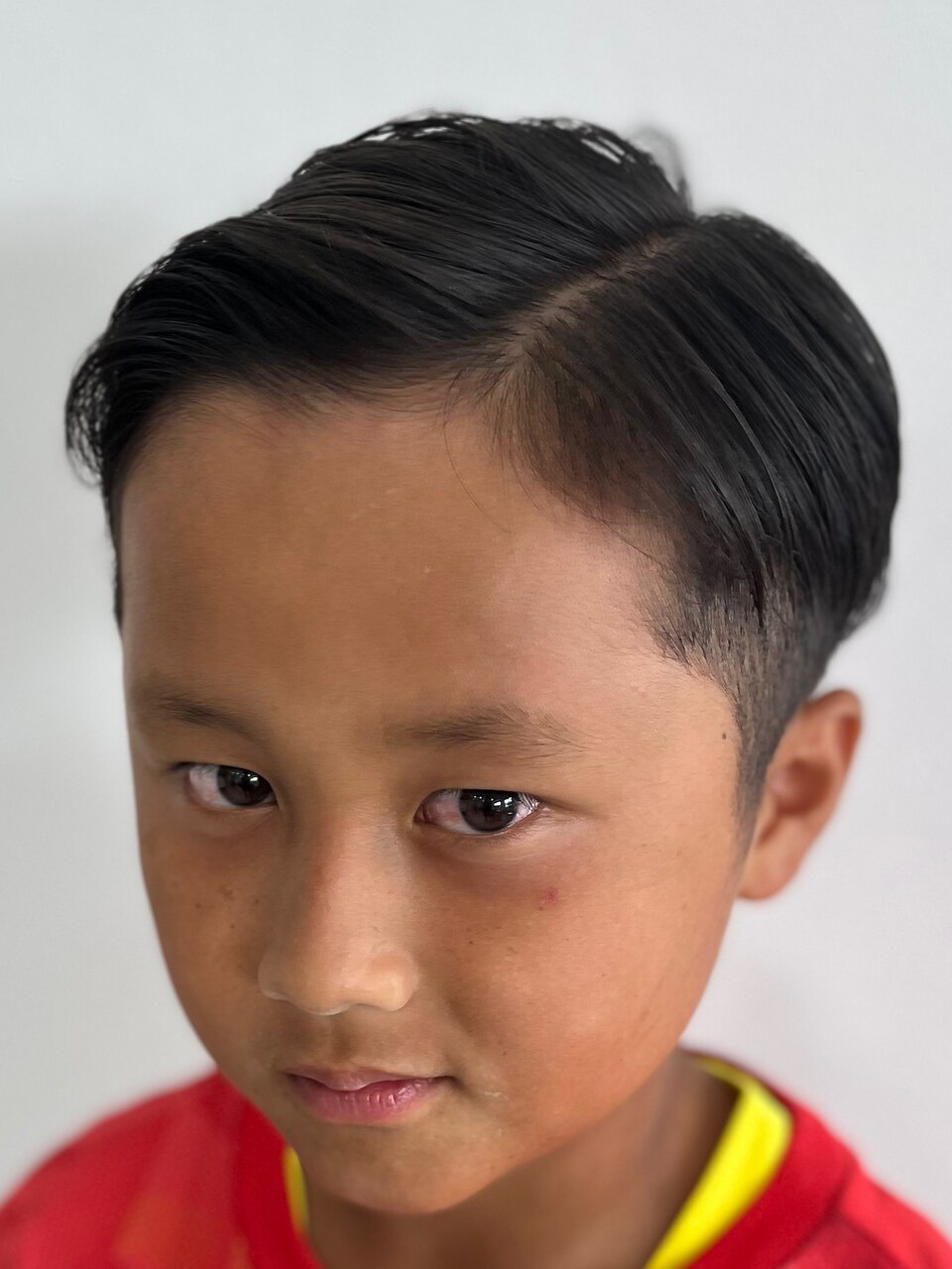 73分けオールバックツーブロックショート：L213735984｜エイトドット(8