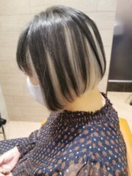 アロマ ヘアルーム 池袋店(AROMA hair room) デザインインナーカラーアッシュグレー/池袋店