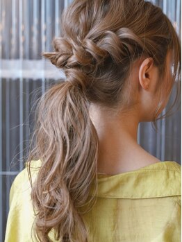 ビーチ 宮原店(Beach)の写真/≪ヘアセット¥5500≫結婚式,パーティーなど、イベントのセットはBeachにお任せ☆かわいいヘアセットが好評!