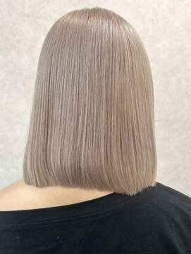 ロウル 渋谷(LOWRL) グレージュミルクティー/ケアブリーチ