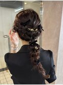 編みおろしアレンジ