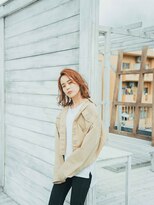 スタリー(Starry) オレンジ系カラーのレイヤースタイル20代/30代40代/ハレマチ通り