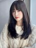 【美髪フルコース】髪質改善+カット+カラー+7STEP超音波Tr ￥27480円/縮毛矯正