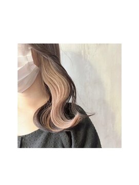 サクラ オモテサンドウ(SAKURA) インナーカラーミルクティーベージュ 表参道