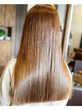 ジャヴァル(JAVAL) 艶感カラー＋縮毛矯正+カット