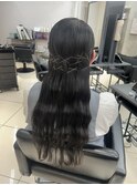 10代20代30代◎ピンアレンジ巻き髪