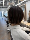 切りっぱなしボブ