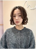 #ラフボブパーマ