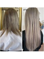 エクステンション キュー(extension Q)&nbsp;プルエクステ/ダイヤモンド毛質52cm(胸下)