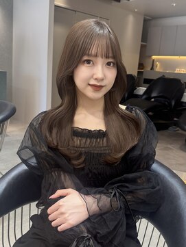 ロンド ロワール 門前仲町(Lond Loire) 韓国レイヤーカット/くびれ巻き/前髪顔周り/セミディ[門前仲町]