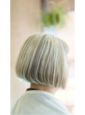 【脱白髪染め】お洒落なグレイヘアカラー（白髪染）ベージュ系