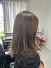 白髪染め＋トリートメント＋ヘアパック＋頭浸浴￥7000～
