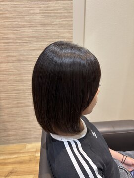 フェリエットバイビークール(feliette by Be-COOL) 内巻きボブ×顔周り縮毛矯正