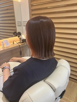 イデア 柏たなか店(IDEA) オレンジインナーカラー×秋色チャイシナモン