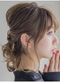 ☆月曜営業☆【ojiko.】大人可愛いゆるふわクルリンパアレンジ