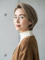 プラグ ヘアーデザイン 大名店(PLUG hair design)&nbsp;前髪なしショートボブ