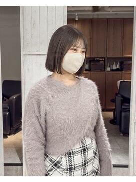 ゴウトゥデイ 横須賀店(GO TODAY) 切りっぱなしボブ / チョコレートブラウン