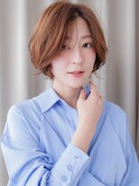 カバーヘア ブリス 戸田公園西口店(COVER HAIR bliss)&nbsp;全頭ブリーチ大人美人ひし形小顔ショートボブY戸田公園20代30代