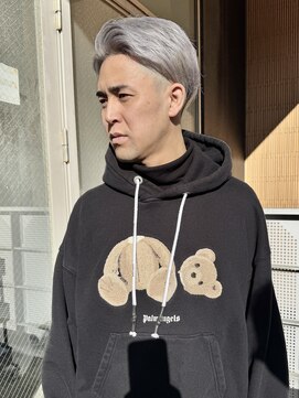 チュダック(ChuDuck) 《White silver》ハイトーン/ケアブリーチ/ダブルカラー/韓国