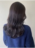 モカグレージュ×大人ウェーブ巻きロング