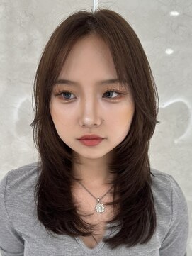 アフィナー 上大岡(Afinar) ブリーチハイライト髪質改善ダブルカラーレイヤーカット