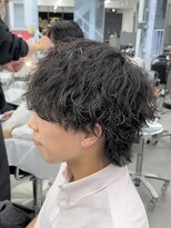 オーバルバイアピッシュ(OVARL by apish)&nbsp;波巻きスパイラルシャドウパーマツイストスパイラルフェザー