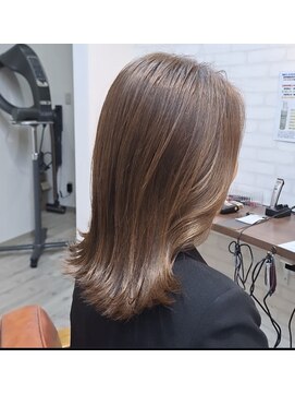 ヘアーサロン カヴィエ(hair salon covie) レイヤースタイル　ベージュカラー