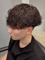 エルマーク 松山(L-MARK)&nbsp;波巻きツイスパ/サーフカール/メンズ/men's/フェザーパーマ/眉毛