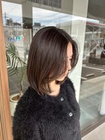 ビーグレイス シモエド店&nbsp;大人レイヤーボブ×20代柔らかブラウン