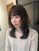 エトワ 中央店(etoi)&nbsp;大分切りぱなし韓国レイヤーボブタイトメ軽めボブ外はねボブ