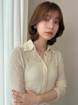 ソヨン 加古川店(SOYON) 《SOYON》ボブレイヤー ラテベージュ 韓国ボブ