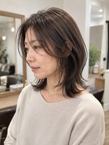レス 仙台(Less)&nbsp;ハッシュカットで軽やかなくびれミディ
