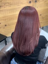 ロックス バイ マグ 松本(rocks BY MAG) 10代20代イエベブリーチ無しダブルカラー高発色深みレッド