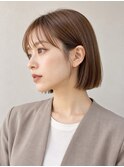 167. ショートボブ/大人ボブ/ツヤ髪/デザインカラー