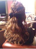 ハーフアップ☆