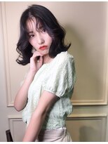 アクシス 栄ガスビル店(`AXIS)&nbsp;【axis】naya's style 韓国k-popアイドルシースルーバングヘア