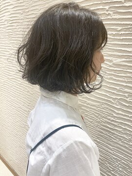 モリオ フロム ロンドン サッポロファクトリー店(morio FROM LONDON) 【morio】札幌ボブ　くせ毛活かしゆるふわ黒髪ボブ