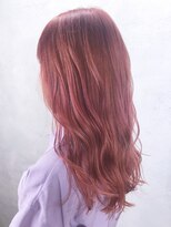 アイティーバイアルバム 八王子店(IT by ALBUM)&nbsp;ピンクロング_マロンベージュかきあげロング_ba319311