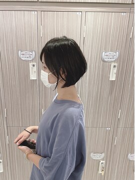 ウィル 京橋店(WiLL) 【WiLL京橋】加藤武 艶カラーボブダークブルーグレージュ